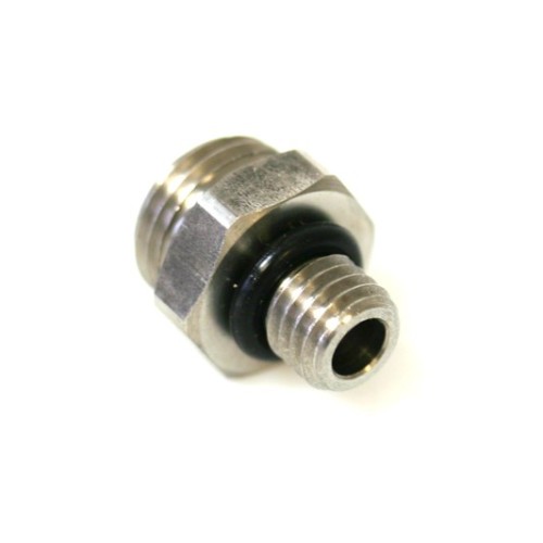 DREHMEISTER adattatore in acciaio M16x1.5-M10 con anello di tenuta