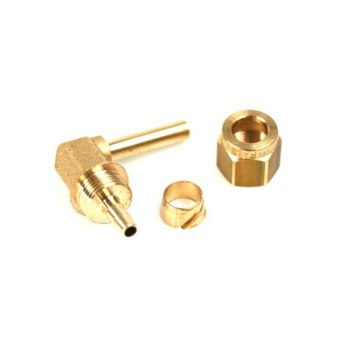 FARO set di montaggio 6 mm (raccordo ad angolo 90°, dado di raccordo, anello ad incastro)