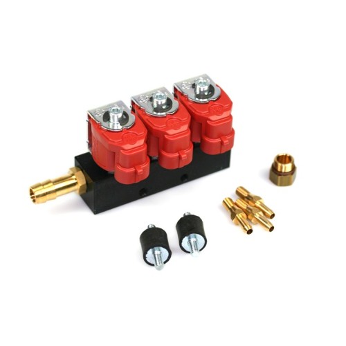 Valtek rail iniettore 3 cilindri STD 3 ohm tipo 30